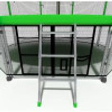 Батут i-Jump Basket 16ft green