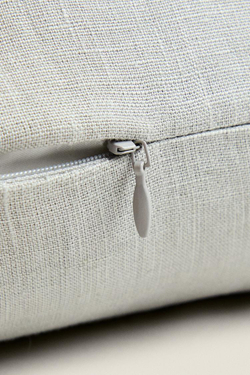 ZARA HOME ЧЕХОЛ НА ПОДУШКУ С КОНТРАСТНОЙ ОКАНТОВКОЙ, СИНИЙ/ЗЕЛЕНЫЙ