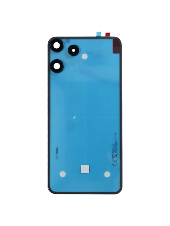 Задняя крышка для Nothing Phone (3a) Lite со стеклом камеры, черная (Black)