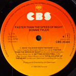 Bonnie Tyler - Faster Than The Speed Of Night (Голландия 1983г.)