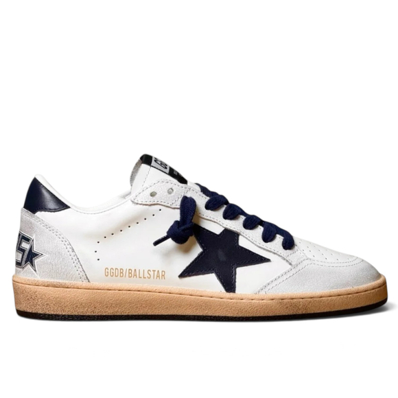 Golden Goose Ball Star White Navy