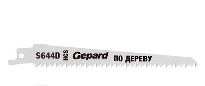 Полотно для сабельной пилы GEPARD по дереву  150мм GP0643-22