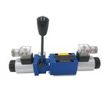 4WEMM6C6X/CG24N9Z4 - Гидрораспределитель золотниковый Ду6 с электрическим и ручным управлением от рычага, схема C (574), электроуправление G24, возврат - пружинный