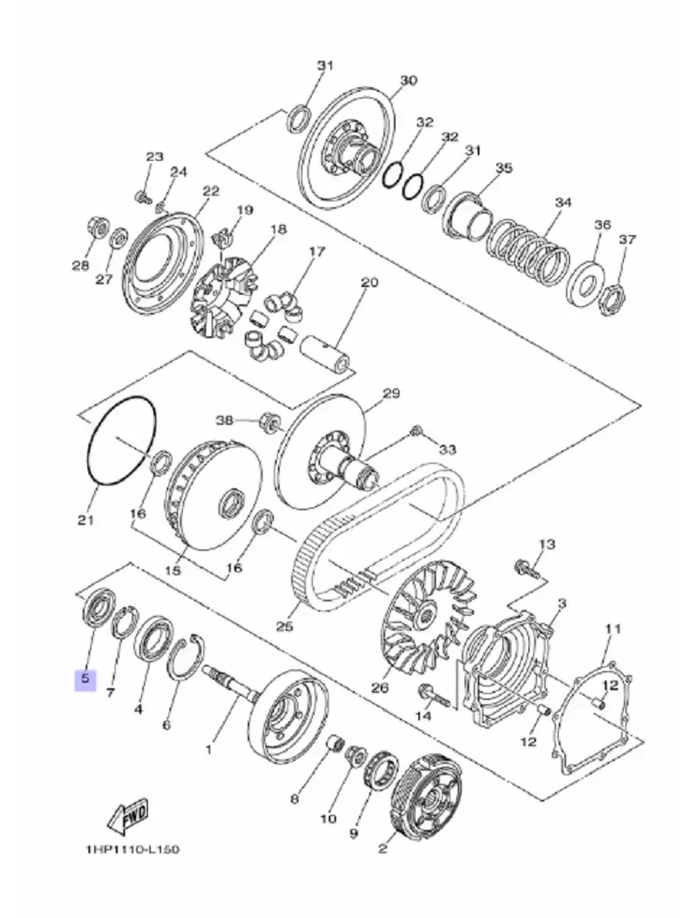 Сальник Yamaha 93102-35004-00