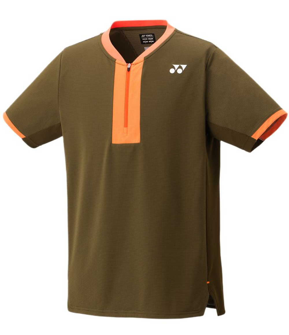 Теннисная футболка Yonex Crew Neck - brown