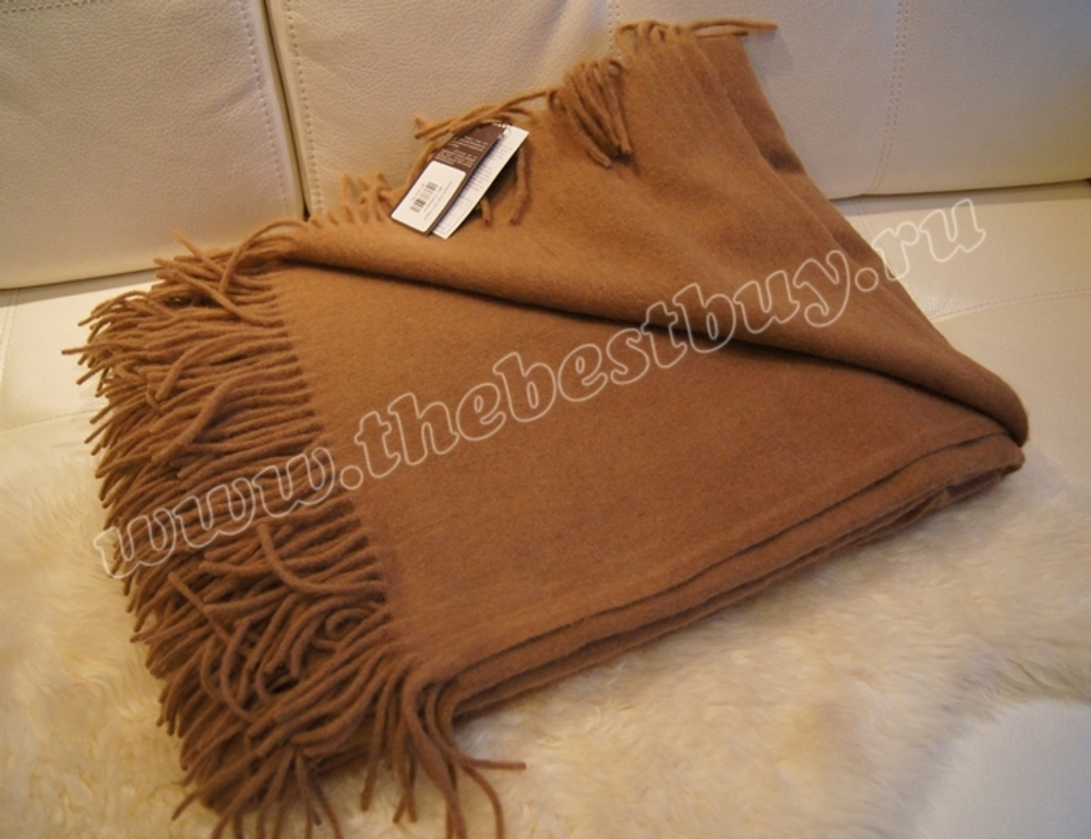 Плед из верблюжьей шерсти  Gobi - 180х200 см. (арт. B03cl072 ф-3) - камел