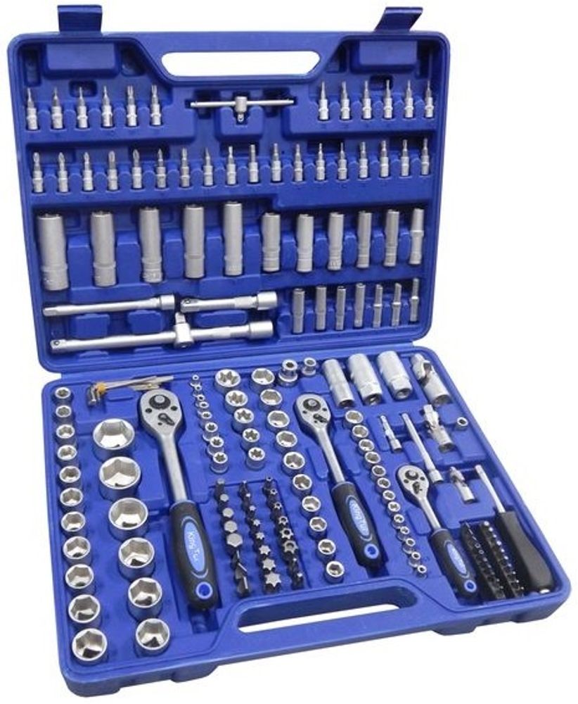 Набор инструмента KINGTUL 172 предм. 1/2"-3/8"-1/4" (4-32мм 6 гран.) Набор инструмента KINGTUL 172 предм. 1/2"-3/8"-1/4" (4-32мм 6 гран.)