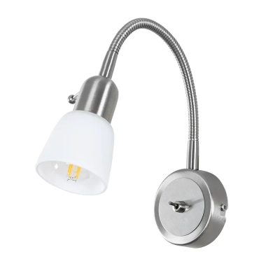 Бра Arte Lamp LETTURA A7009AP-1SS, 1хE14