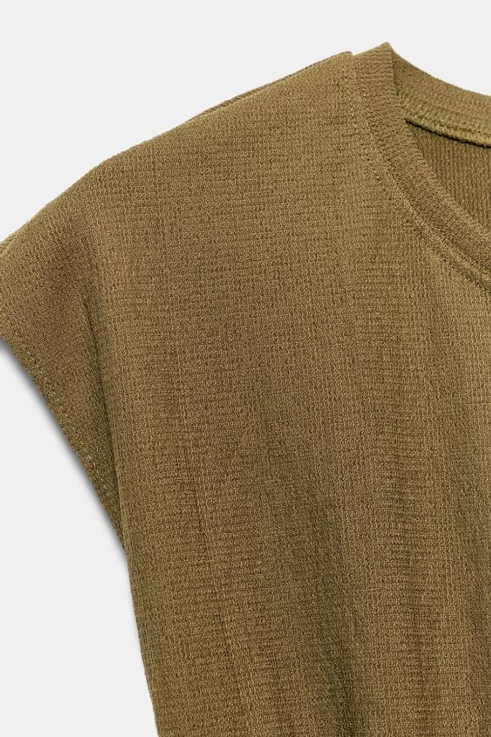 ZARA ТОП В КОРСЕТНОМ СТИЛЕ, ХАКИ