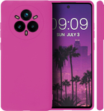 Мягкий Soft Touch чехол из силикона для REALME 14 PRO PLUS с бархатной подкладкой