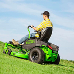 Райдер садовый аккумуляторный с нулевым радиусом разворота Greenworks, 82V, арт. 7404107