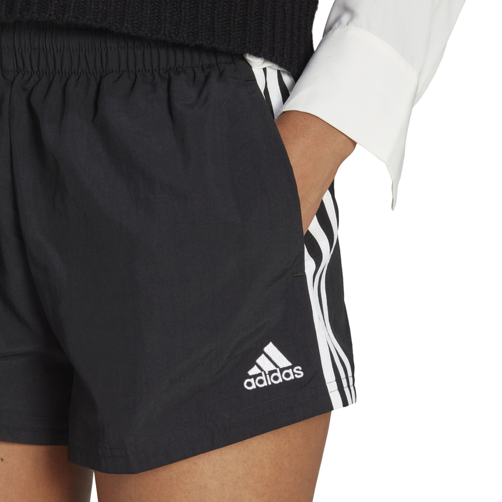 Женские теннисные шорты adidas 3 Stripes Woven Shorts Women - Black, White