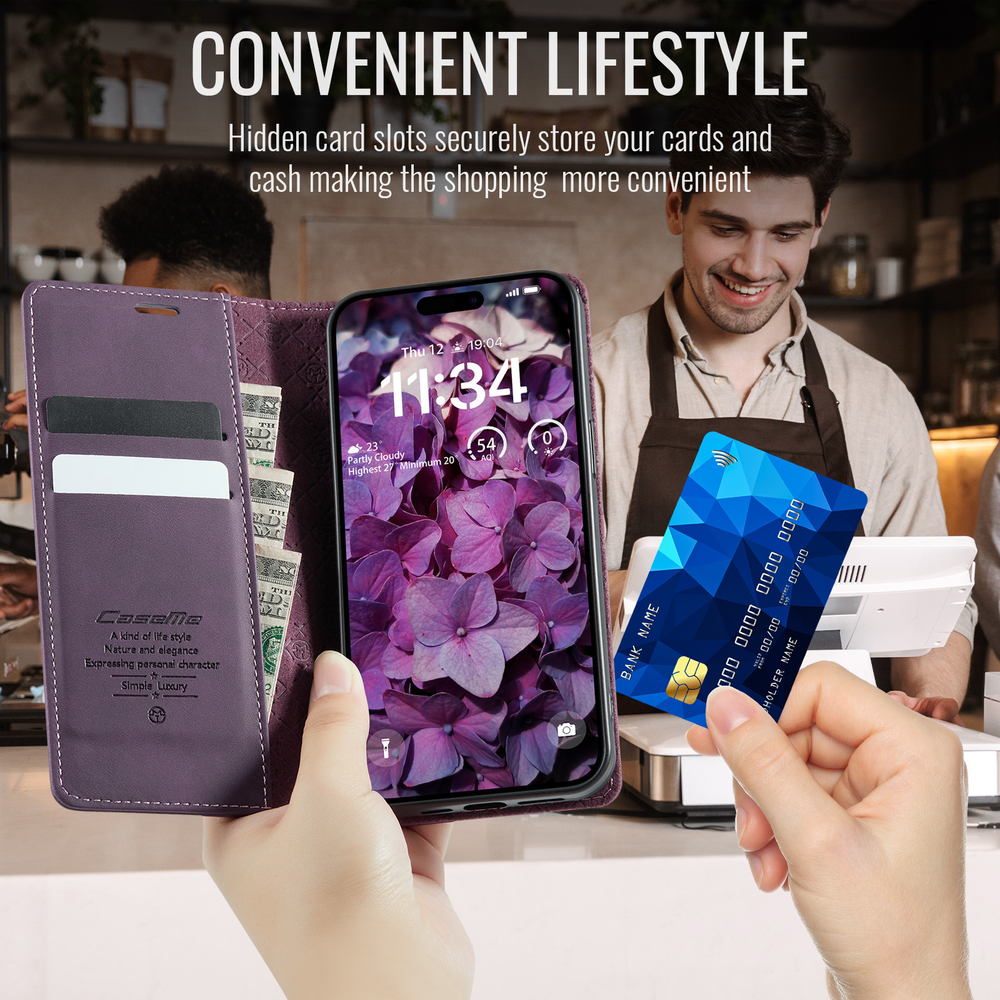 Чехол-книжка CaseMe RFiD iPhone 14 Pro Max