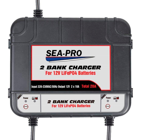 Зарядное устройство SEA-PRO ТЕ4-0260А (2х12В LiFePo4)