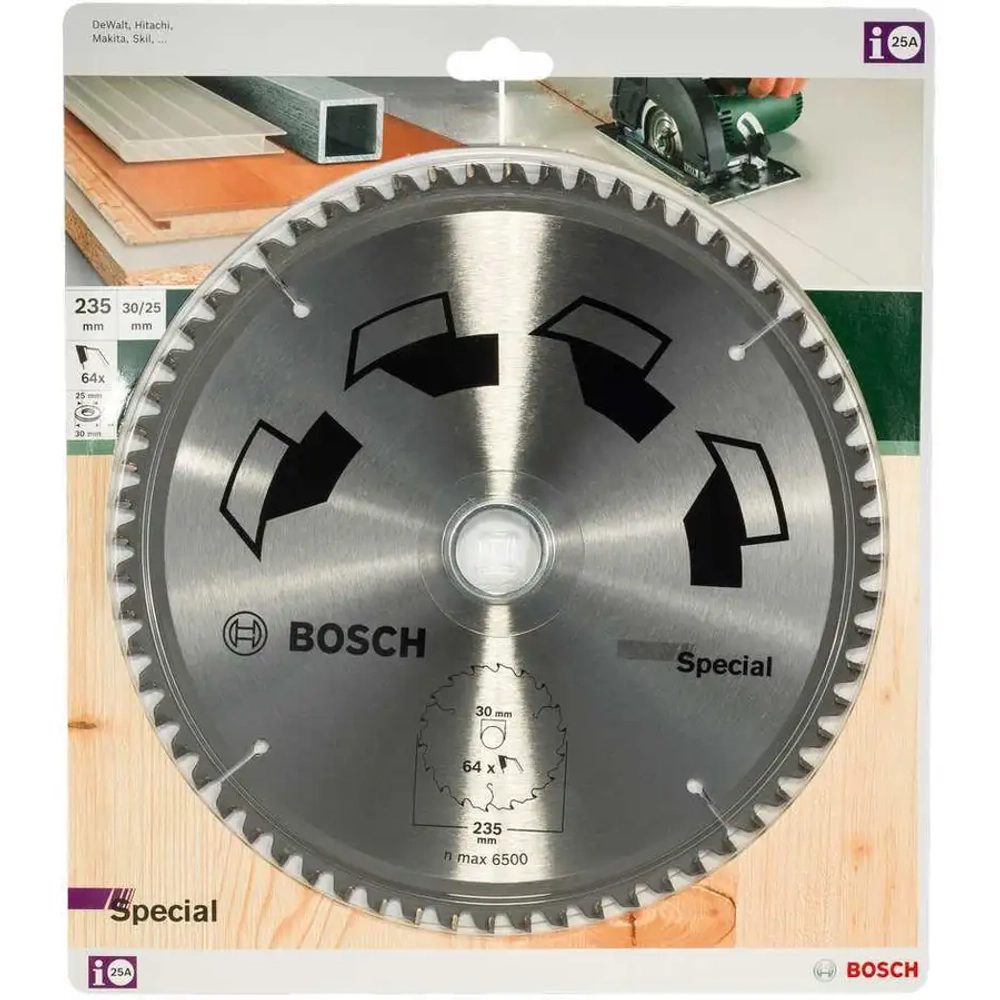 Пильный диск SPECIAL, 235х30, Z64 BOSCH 2609256895
