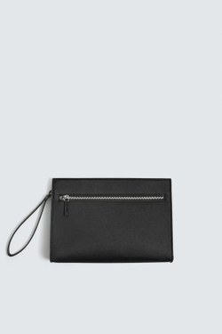 ZARA КЛАТЧ С ТЕКСТУРОЙ, ЧЕРНЫЙ