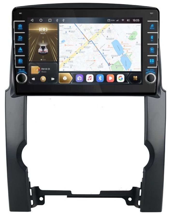 Магнитола для KIA Sorento XM 2009-2012 - Kuberg OL-1748 (кнопки и крутилки), Android 12, Быстрая, CarPlay, 4G SIM-слот