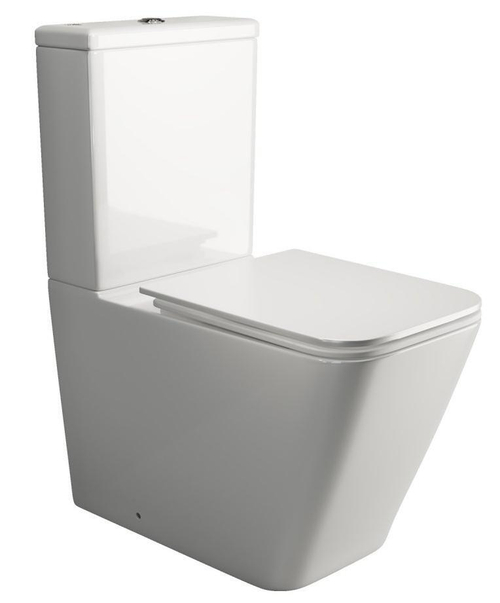 Унитаз-компакт Ceramica Nova Cubic Rimless CN1803 36 x 64 x 84 см напольный безободковый с бачком с сиденьем Soft Close