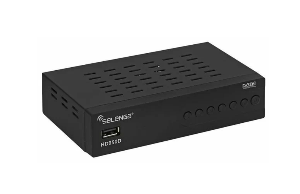 ТВ-приставка для приема цифрового телевидения Selenga HD950D