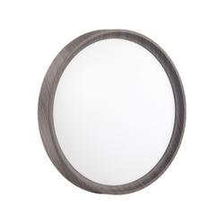 7627/CL PALE SN 000 Светильник пластик/белый/венге под дерево LED 30Вт 4000К D330 IP43 WOODI