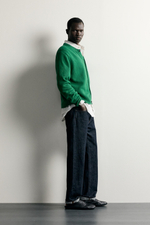 КАРДИГАН RELAXED FIT ИЗ СМЕСОВОГО ХЛОПКА — ZARA