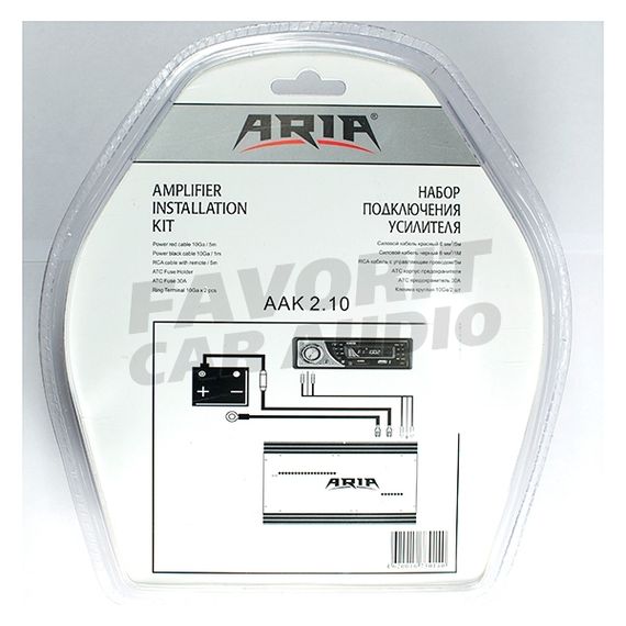 Комплект подкл. ARIA AAK 2.10 2*10GA