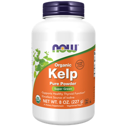 Now Kelp Powder Organic 227g, Келп , Йод