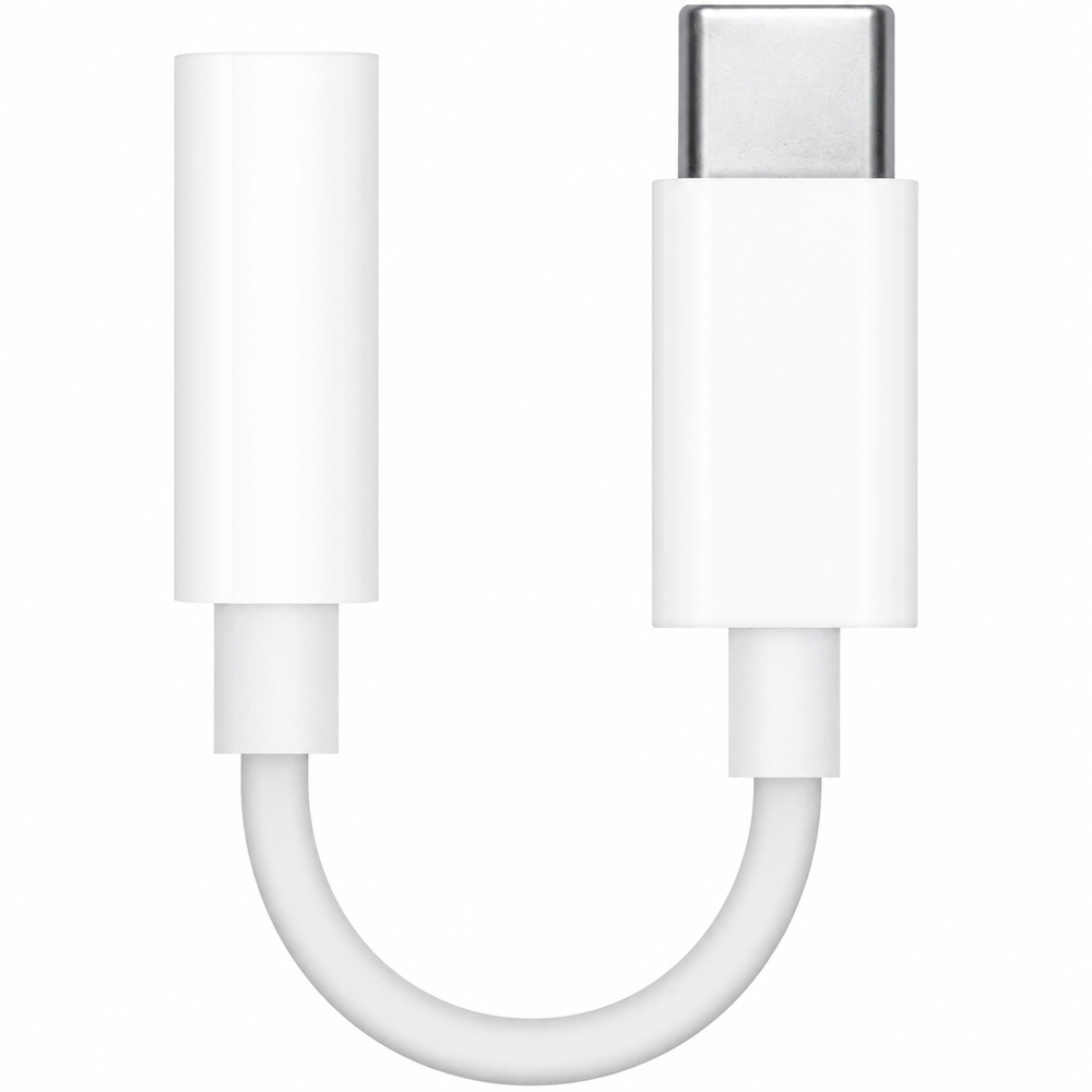 Переходник Apple MW2Q3ZM/A USB Type-C - jack 3.5 мм белый