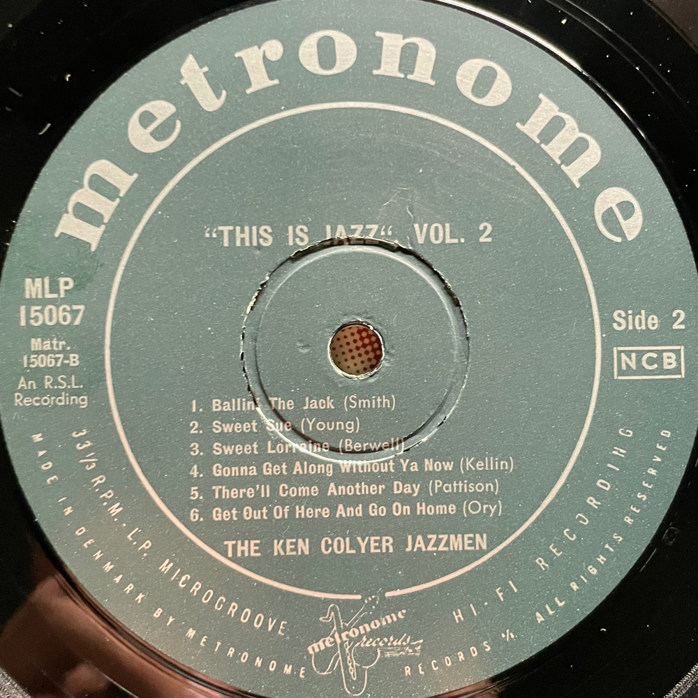 The Ken Colyer Jazzmen – This Is Jazz Volume Two (Дания)