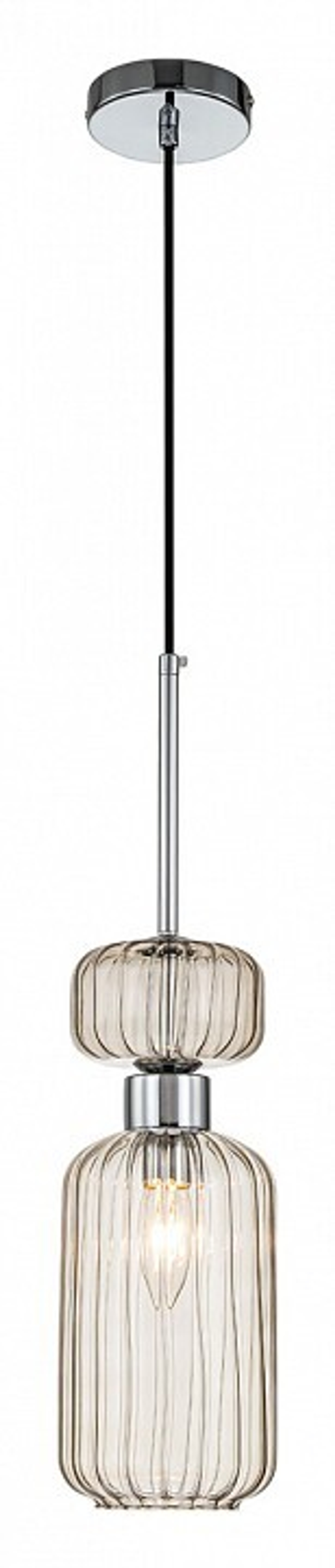 Подвесной светильник Escada Gloss 1141/1S Chrome/Beige
