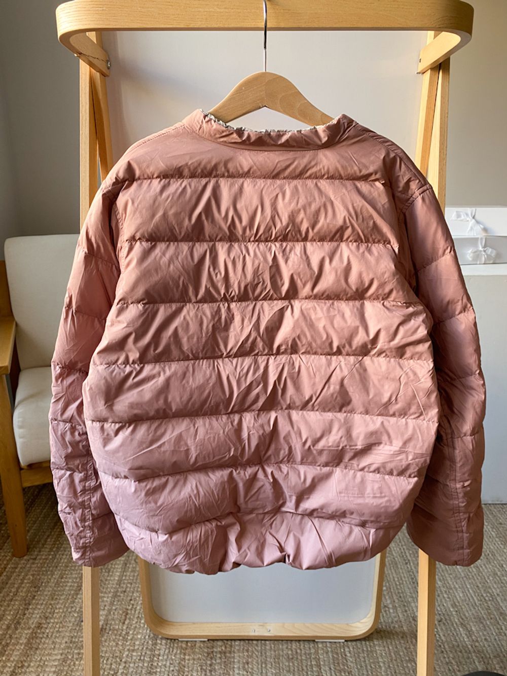 Пуховая куртка Massimo Dutti 2х сторонняя, 140