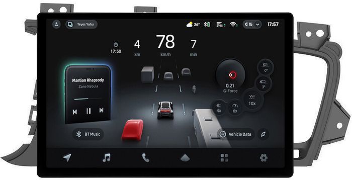 Магнитола для KIA Optima 3 TF 2011-2013 - Teyes CC4-PRO монитор 13" 2K QLED на Android 13, Быстрейшая, Snapdragon 778G, ИИ, CarPlay, DSP, 4G SIM-слот