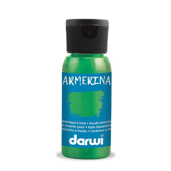 Краска для керамики Darwi Armerina, 50мл, 611 светло-зеленый