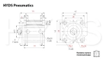 SDA 25x90 Пневмоцилиндр