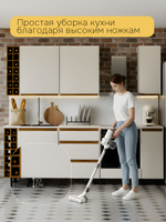 Модуль навесной Виго, 30х32х75, с дубом, персидский жемчуг, Marmur