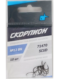 Крючки "Scud" (Скорпион) №12