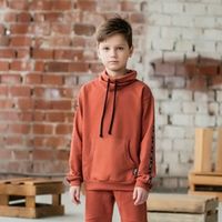 Худи "Bb team" Терракот меланж подростковый