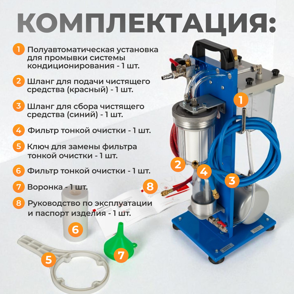 WDK-CF50 Установка для промывки системы кондиционирования