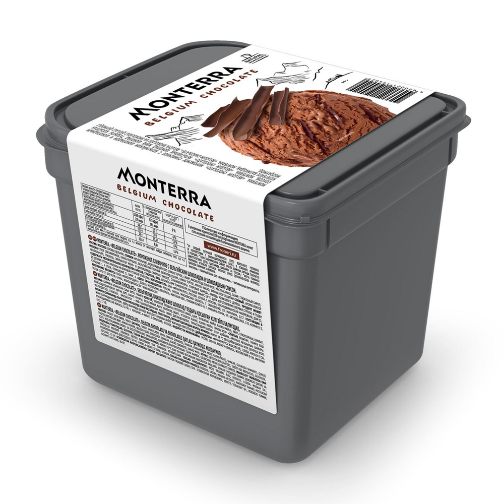 Мороженое Monterra Бельгийский шоколад 2.4л