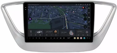Магнитола для Hyundai Solaris 2 2017-2022, Solaris HS 2024+ - Kuberg DUDU7 OL-9710 QLed+2K, Android 13, Быстрейшая, UIS7870 (DUDU7), CarPlay, SIM-слот