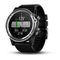 Умные часы - дайвинг компьютер Garmin Descent Mk1 Sapphire серебристые с черным силиконовым ремешком