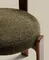 Стул Granite из зеленой синели и массива ясеня с отделкой под орех