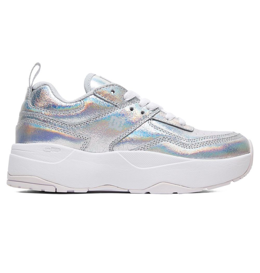 Кеды DC E.TRIBEKA PLATFORM SE J SHOE SIL SILVER