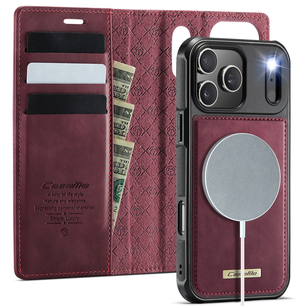 Чехол-кошелек CaseMe 2 in 1 MagSafe iPhone 17 Pro Max
