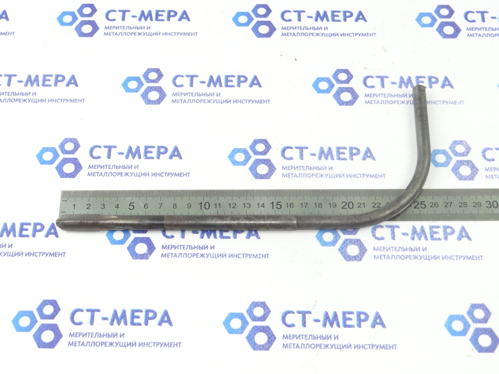 Метчик гаечный М12х1 с изогнутым хвостовиком L=250мм