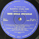 Blackpool Citadel Corps ‎– Tower Musical Spectacular (Англия 1972г.)