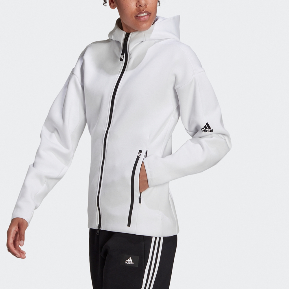 Худи на молнии Adidas Z.N.E., бел.