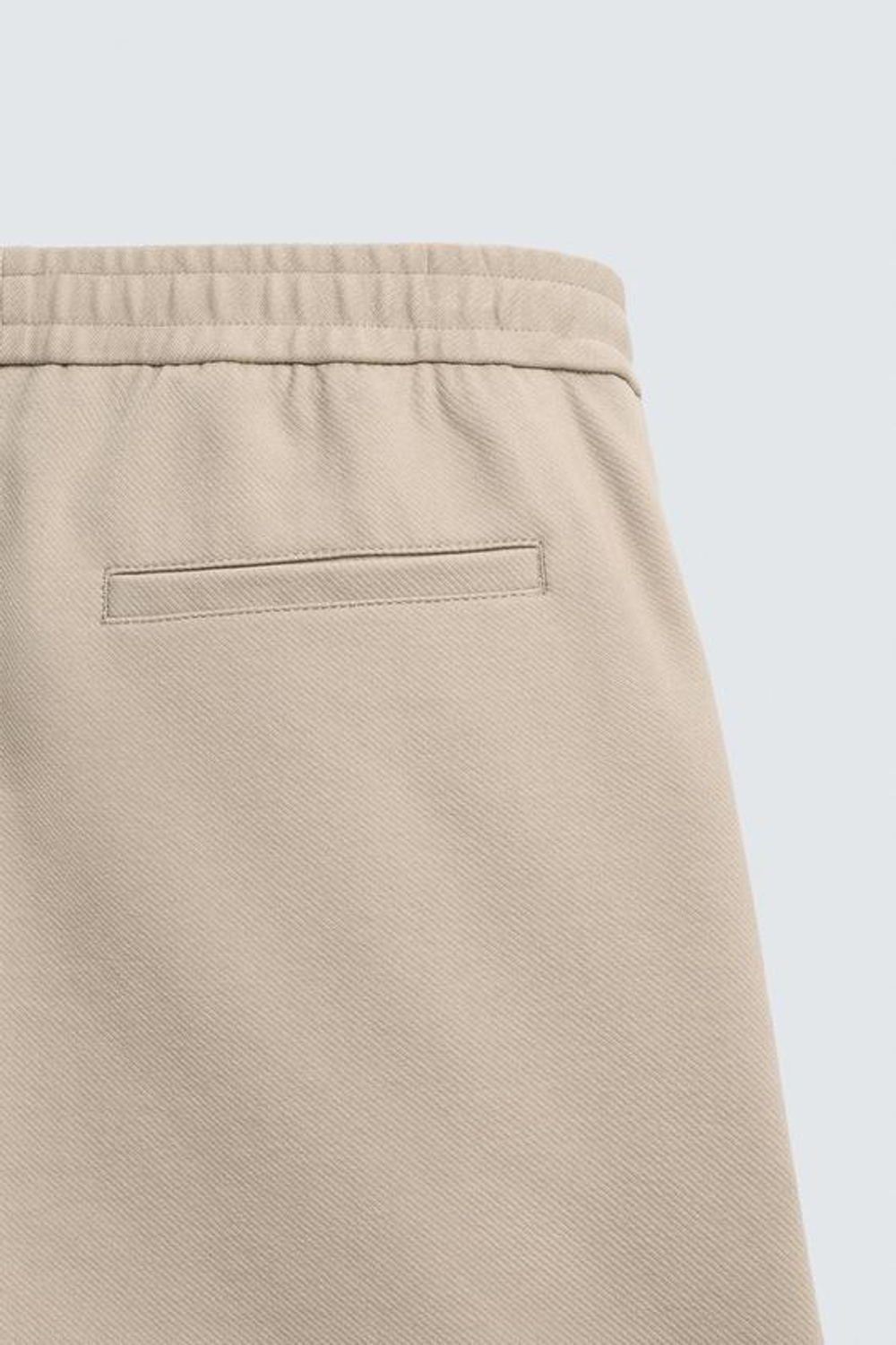 ZARA ШОРТЫ КОМФОРТНОЙ ПОСАДКИ ИЗ РЕЛЬЕФНОЙ ТКАНИ, БЕЖЕВЫЙ