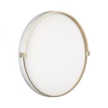 Светильник пластик/белый/золотой 7646/DL LED 48Вт 4000К D390 IP43 Pale SN Olidi White Sonex