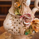 Декоративный фарфоровый кувшин в стиле Capodimonte